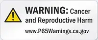 California Prop 65 Warning Notice